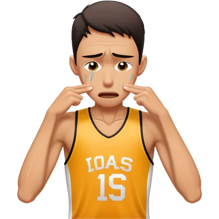 skinny athlete crying emoji