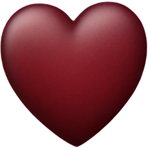 dark red heart that is flowery emoji