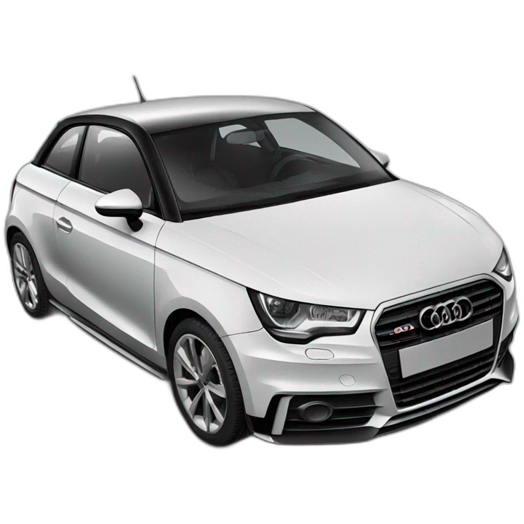 Audi A1 black emoji