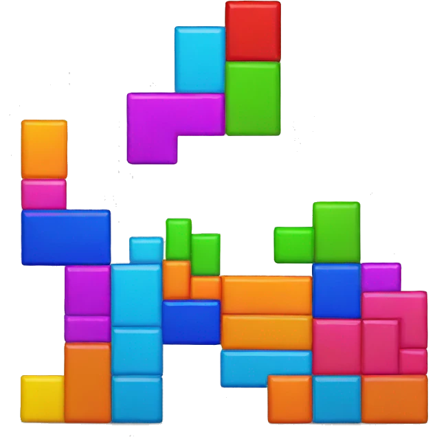 a Tetris block emoji