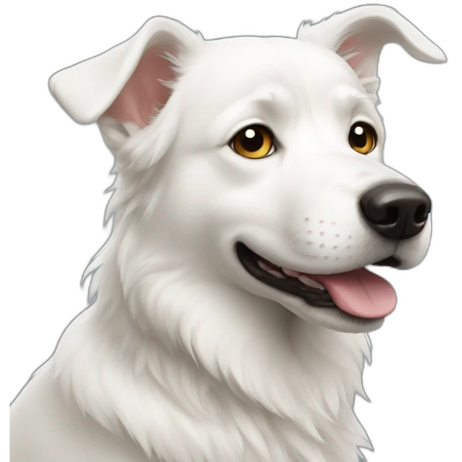  White Dog emoji