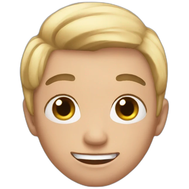 Heavy blushing emoji
