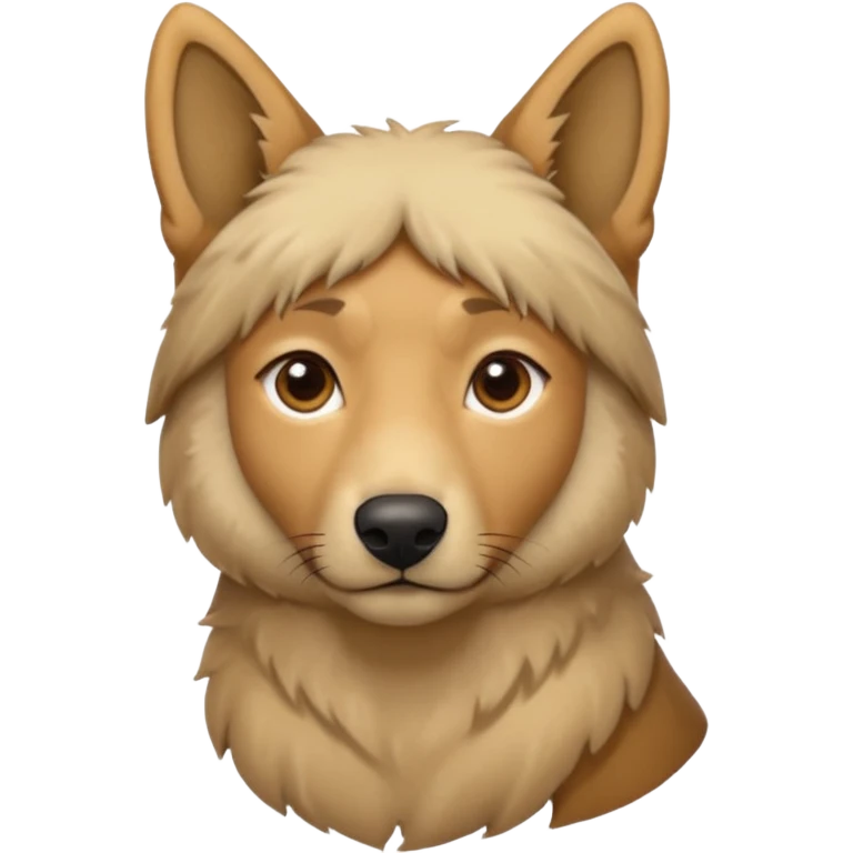 sand colored shepard emoji