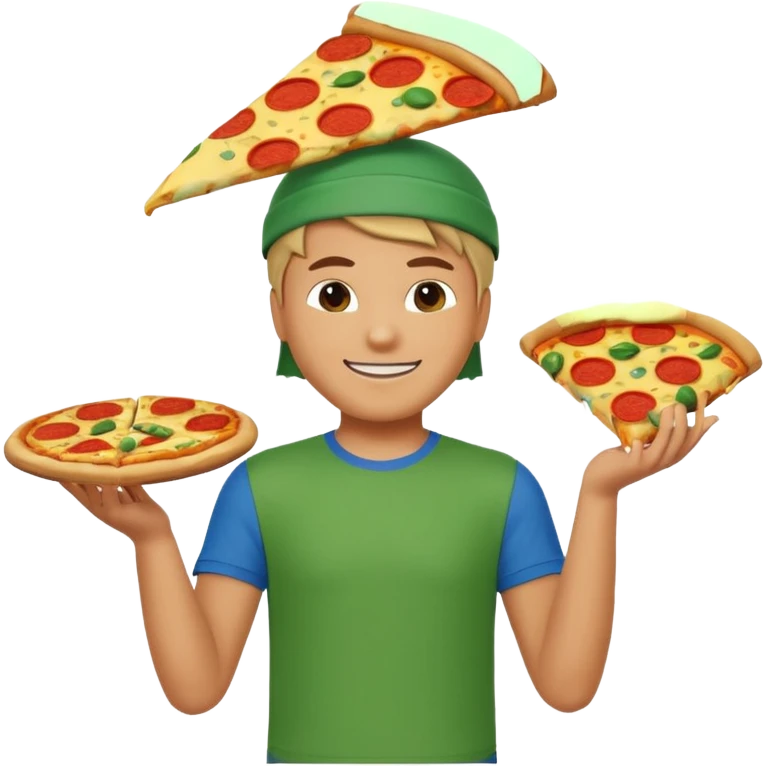Roblox classic "Noob's avatar with a pizza on its head emoji
