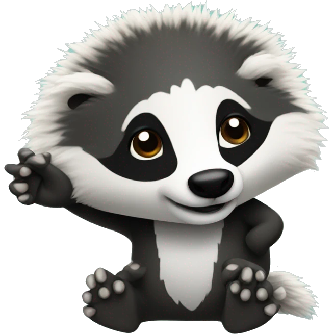 groovy badger emoji