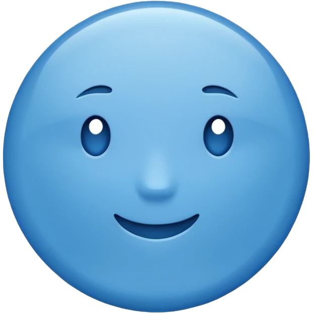 blue circle emoji