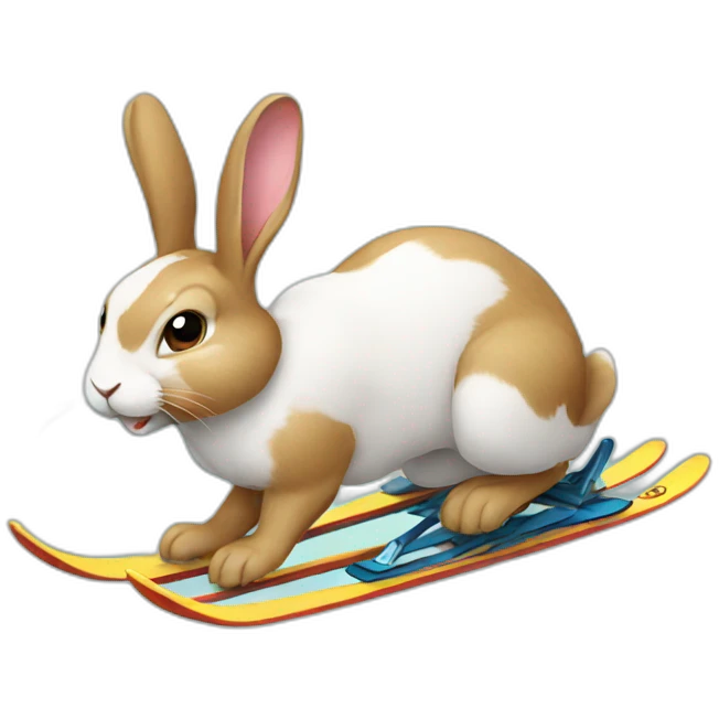 Rabbit ski emoji