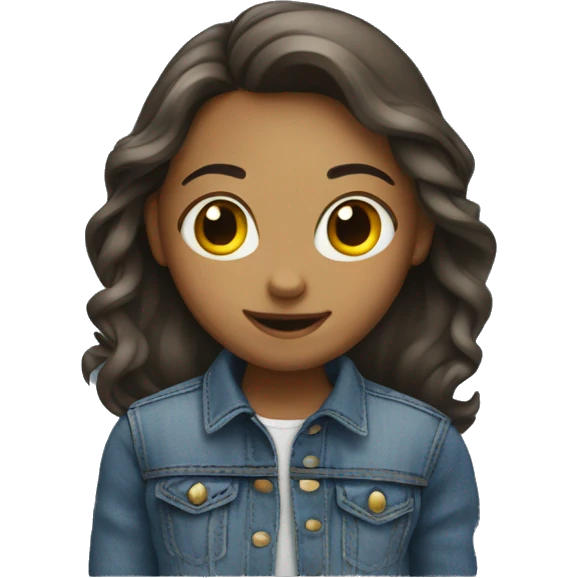 Girl wearing jeans  emoji