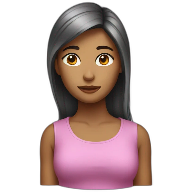 girl with lean emoji