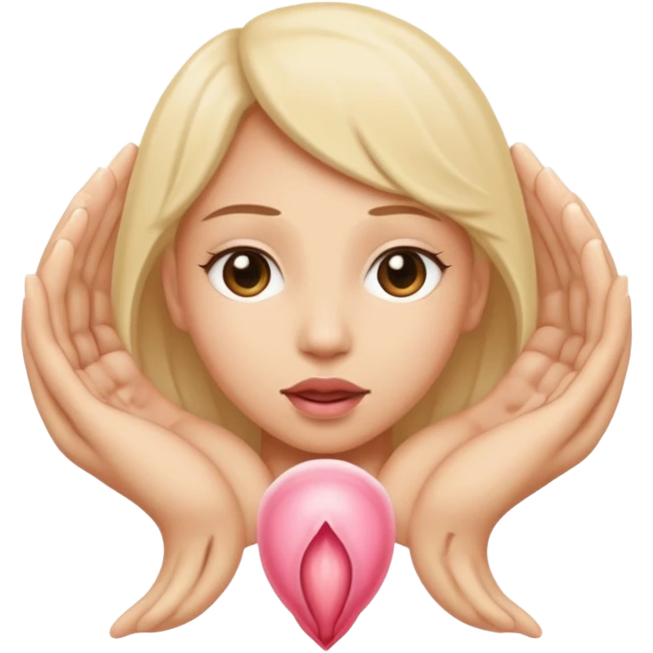 Vagina og klitorris emoji