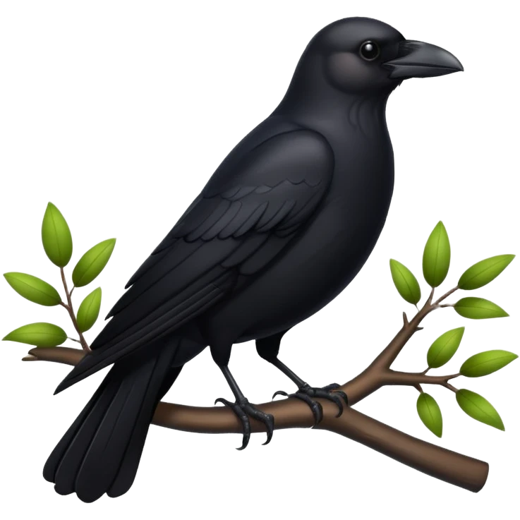 Black Crow emoji