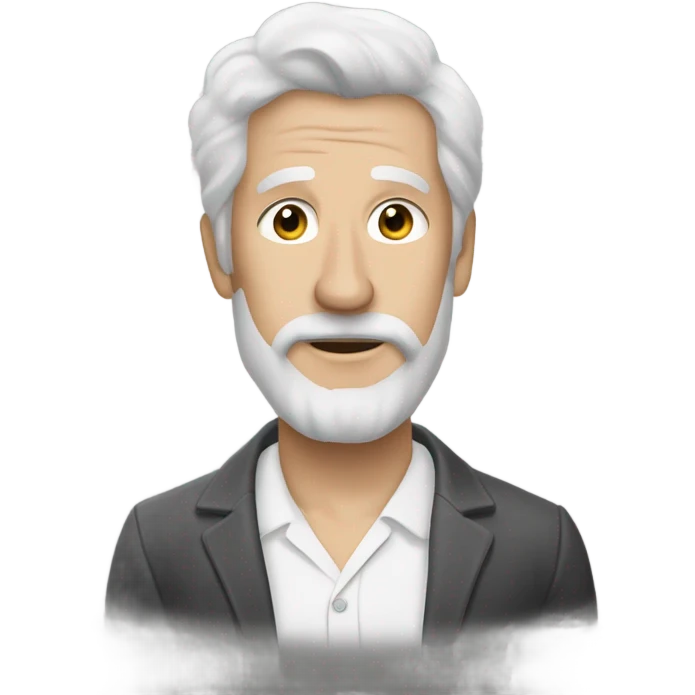 Белый шпиц  emoji