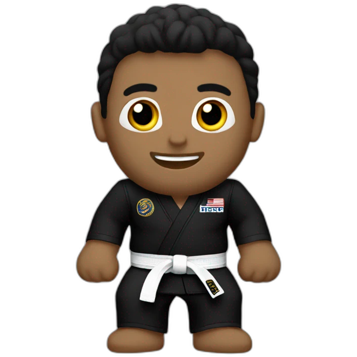 bjj black belt emoji
