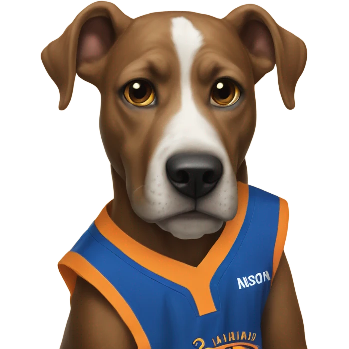dog in a kevin durant jersey  emoji
