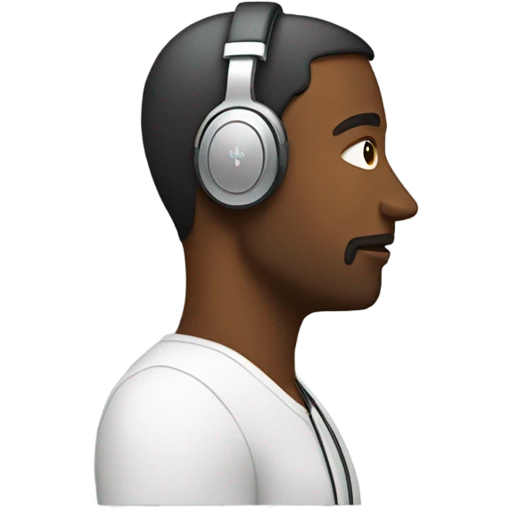 Man with headphones emoji