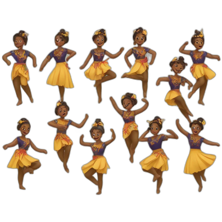 folk dancers emoji