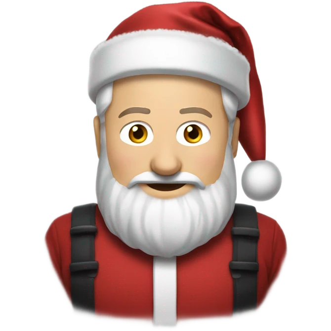 Elon musk as Santa  emoji