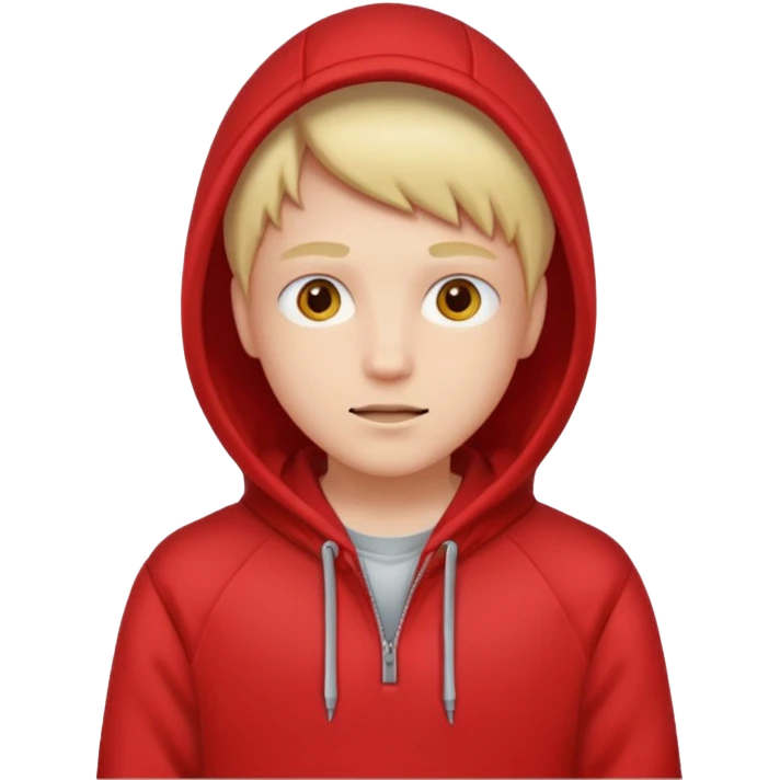 red hoodie emoji