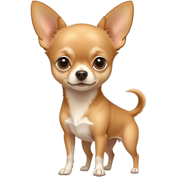 Tan chihuahua  emoji