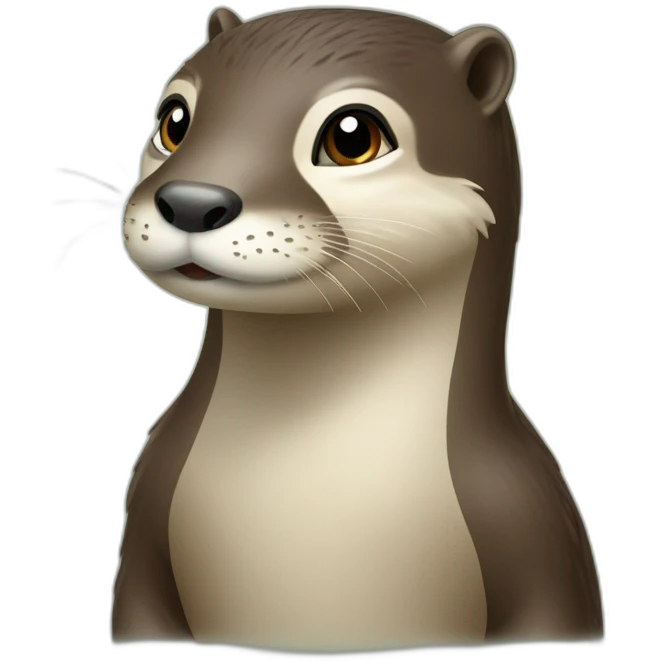 Loutre sur un poney emoji