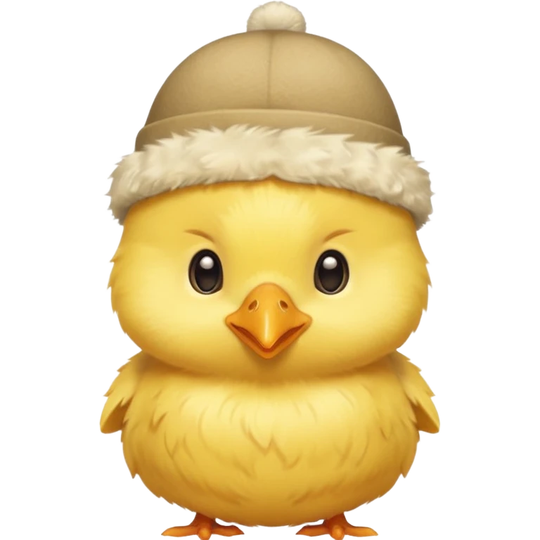 Chick in a hat emoji