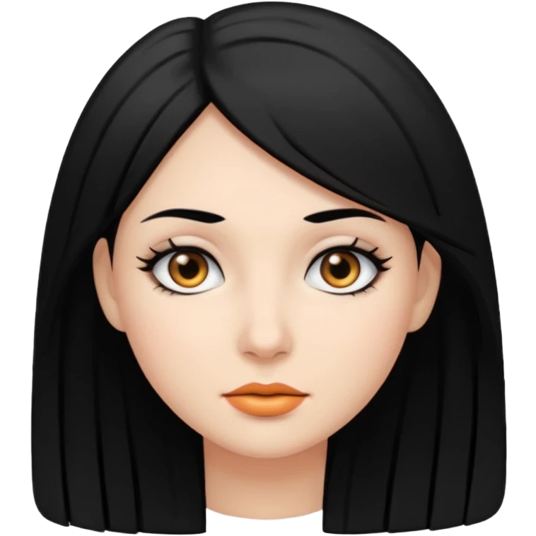 Mujer pelo chino emoji