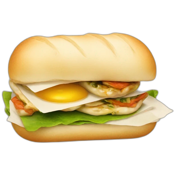 Sandwich and momos  emoji