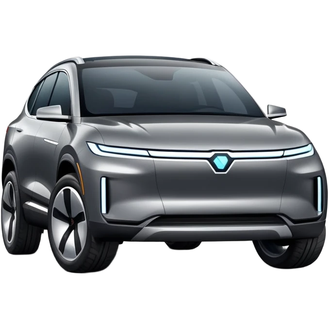 modern electric SUV with sleek design emoji