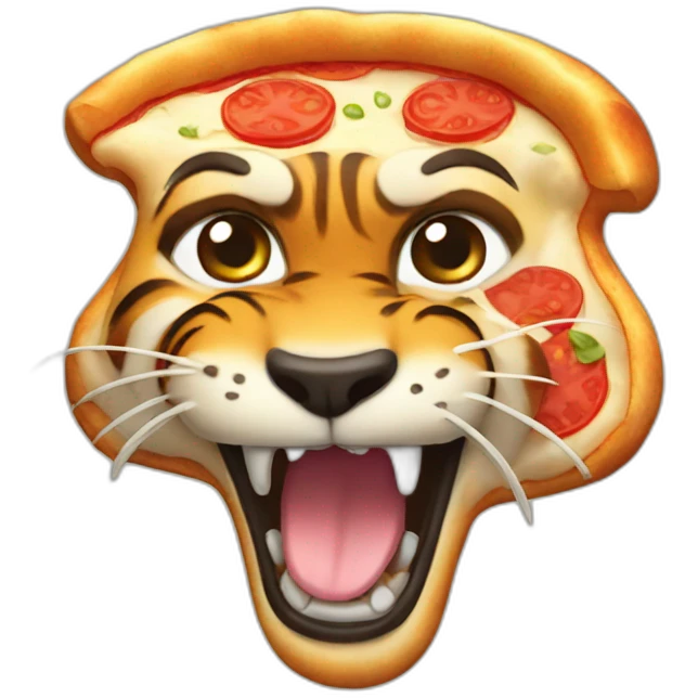 Pizza tigre emoji