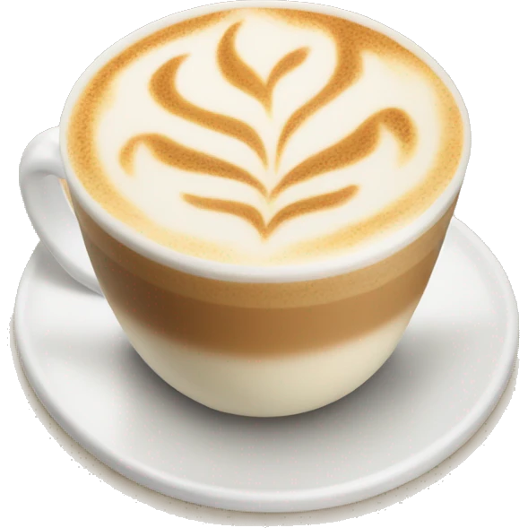 Vanilla latte  emoji