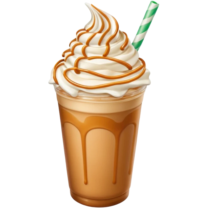 Caramel Frappuccino  emoji