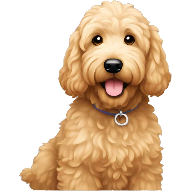 Goldendoodle saying kaitlyn emoji