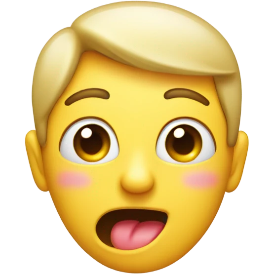 Wink with tongue out emoji