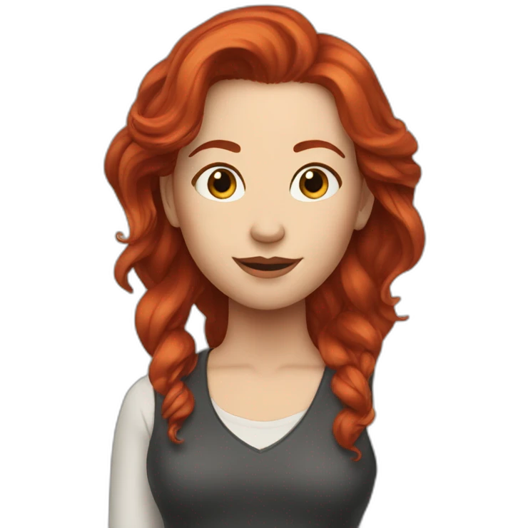 Justine Triet director red hair emoji