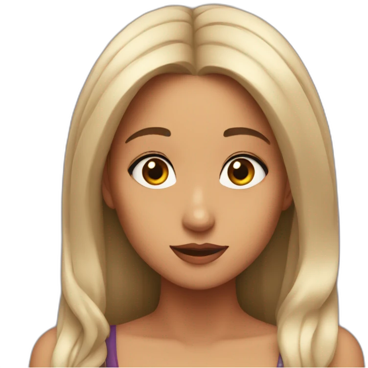 Ariana shrugging emoji