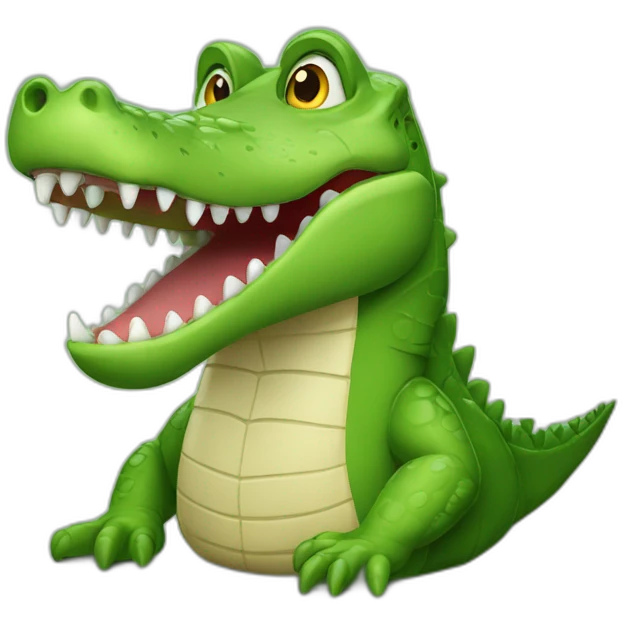 ordinateur crocodile emoji