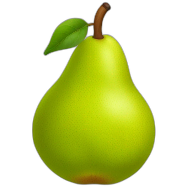 Pear bottom emoji