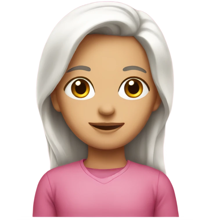 Pink  emoji