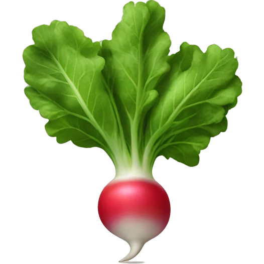 Radish emoji