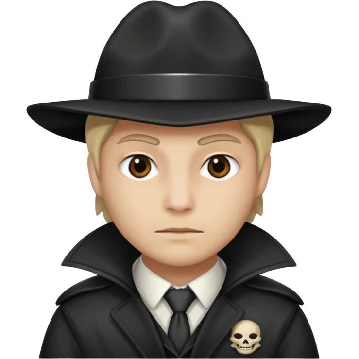 Person wearing a criminal costume emoji