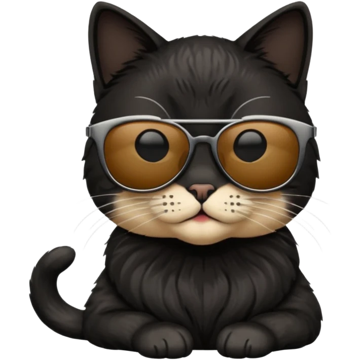 Cat wearing sunglasses emoji