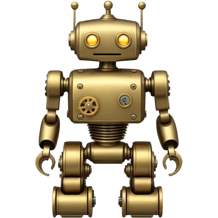 Wind-up robot emoji