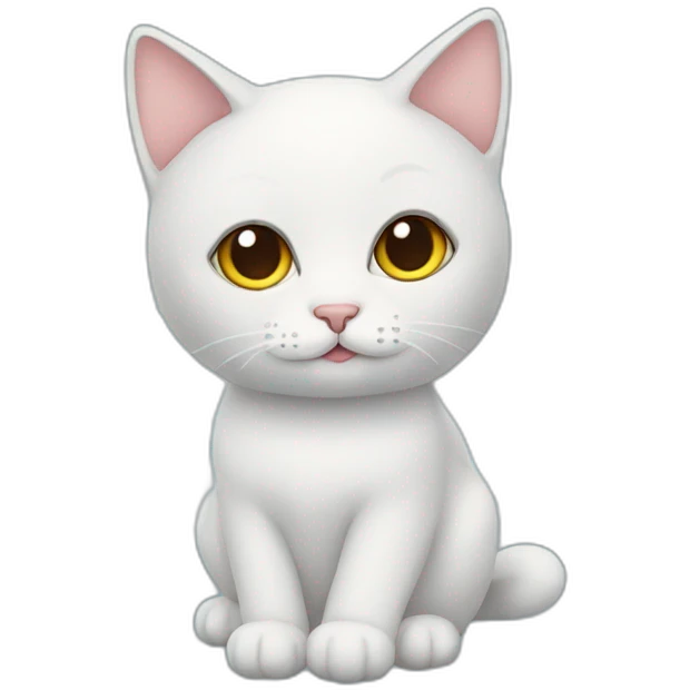Cat with Angel wing emoji