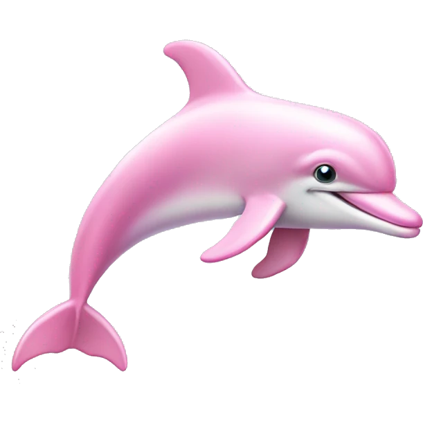 Pastel-pink-colors-dolphin emoji