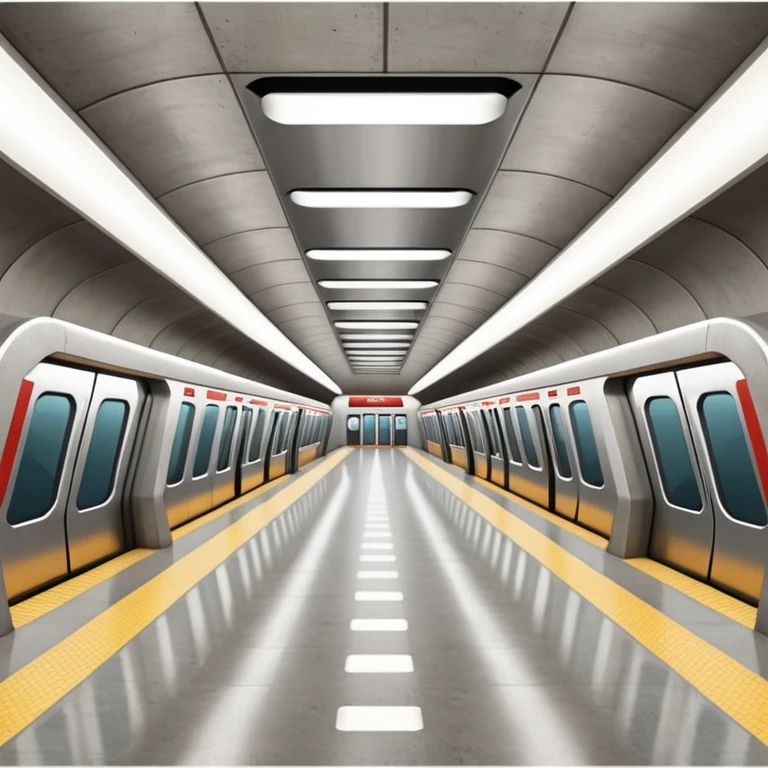 сделай современное метро в стиле ссср emoji