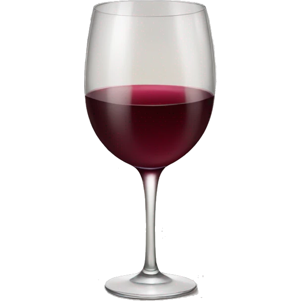 glass of red wine emoji