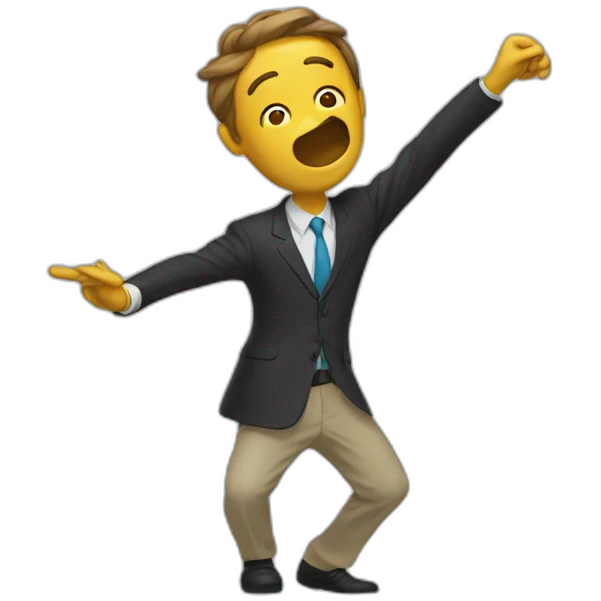 Un dab emoji