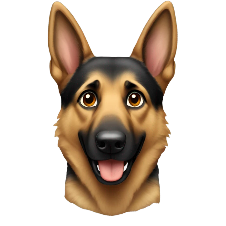 German shepherd emoji
