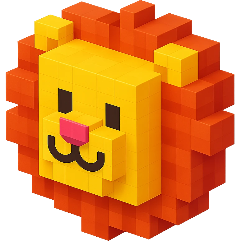 Lion Square  emoji