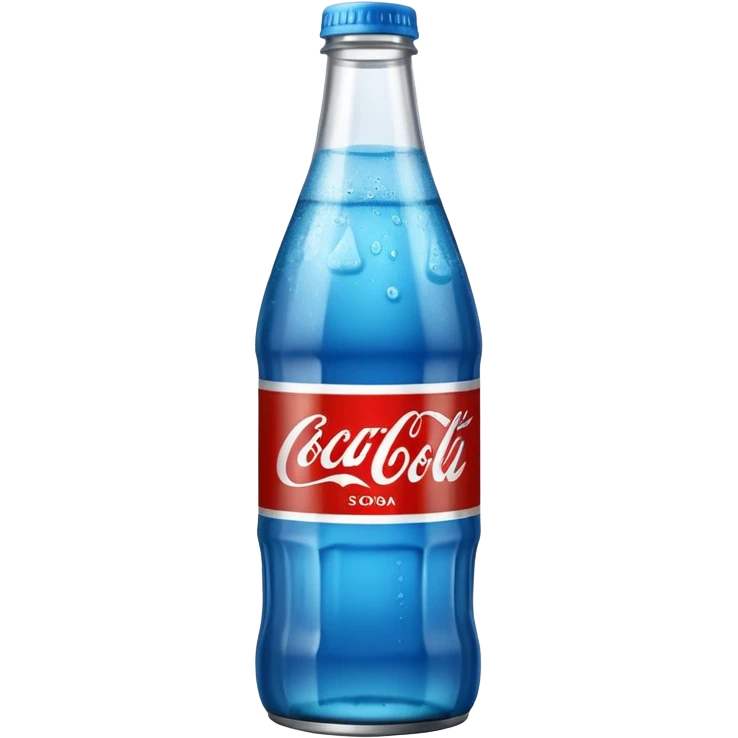 A soda called hraj and soda juice color black and the paper saying hraj is blue a bottle emoji